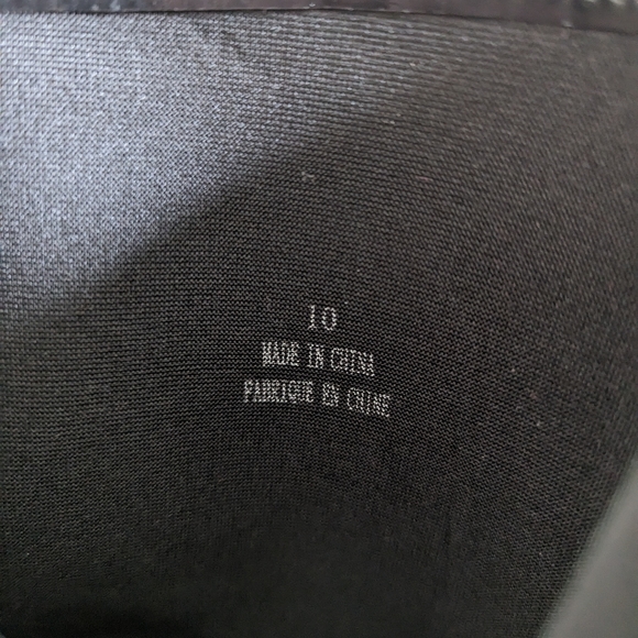 Free People x Jeffrey Campbell Black Mexique Mid Calf Brown Platform Heel Boots - Picture 8 of 8